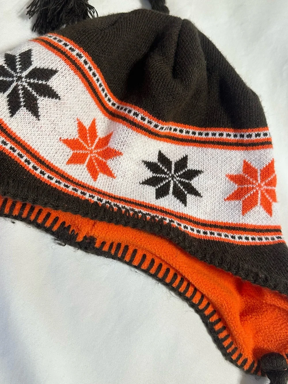 NFL Youth Cleveland Brown Knit Toboggan.